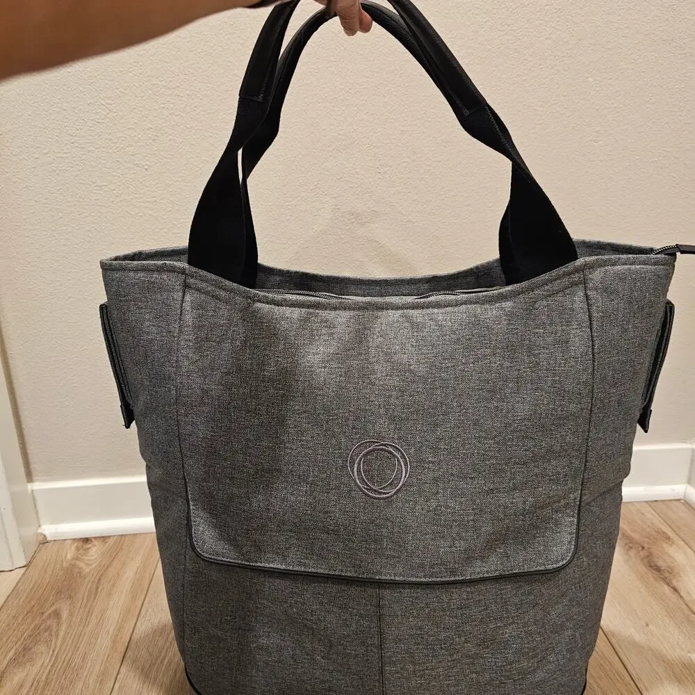 NWOT Bugaboo Bee XL Mammoth Gray Melange Bag